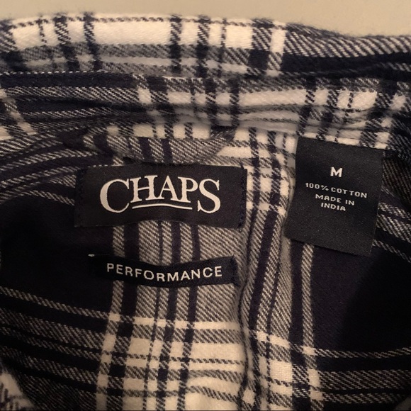 Chaps Men’s Plaid Flannel Button Down Shirt - NWT - Picture 12 of 13